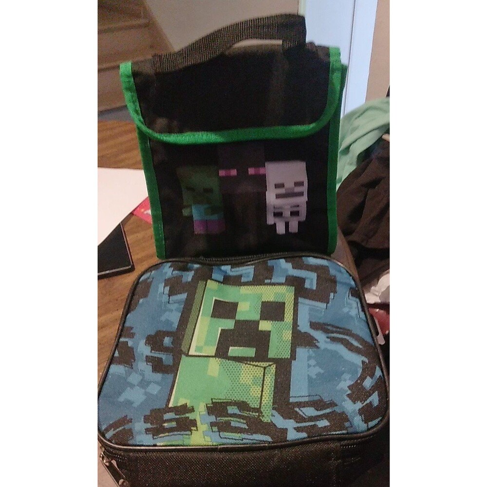 Minecraft Lunch bags Lot of 2